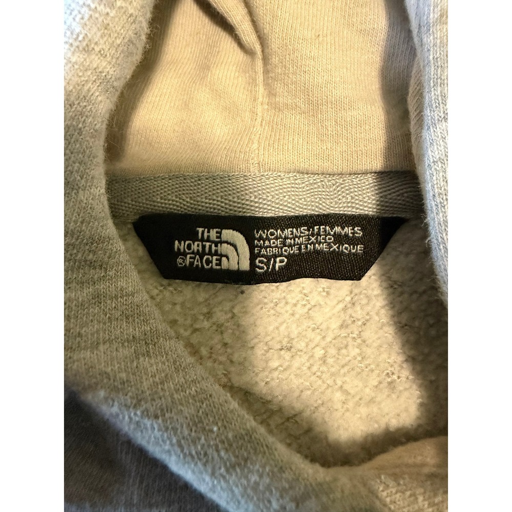 The North Face Womens Gray Graphic Logo Pullover Hoodie Size Small - Picture 4 of 4